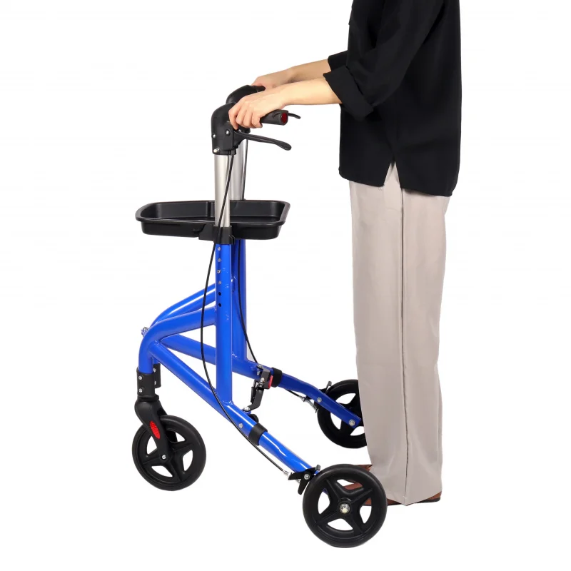 custom.Three Wheels  Rollator /Lightweight Folding Rollator Shopping Cart TRB01