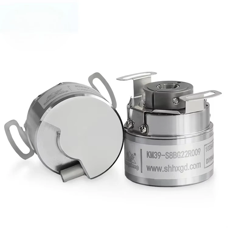 KM39 10mm Blind Shaft 6000rpm Binary Absolute Encoder 16 Bit Multi-turn Rotary Encoder for Servo Motor Motion Control