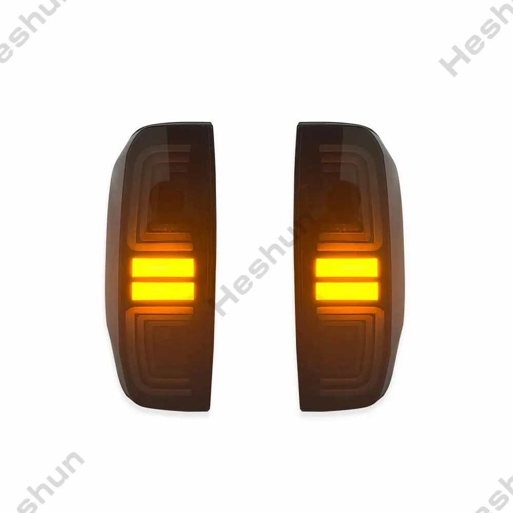 Pair LED Taillights For Nissan Navara D40 2005 2006-2014 Navara Frontier Pickup Taillamp Rear Lamp Brake Fog Turn Signal Light