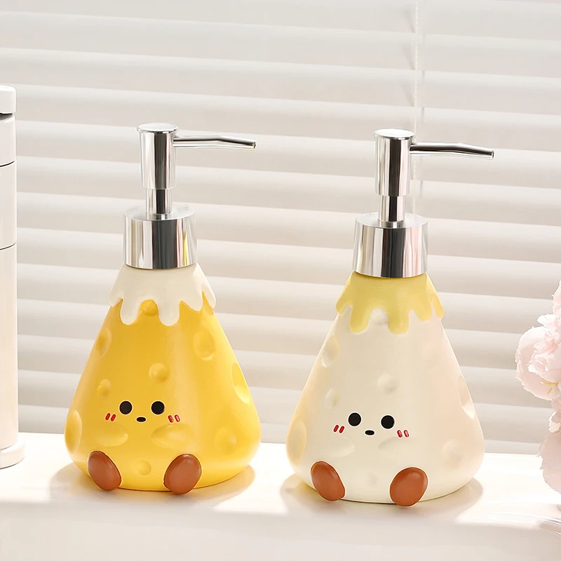 

Дозатор мыла Сыр Креативный керамический лосьон для унитаза Отдельная бутылка Отель Бытовая жидкость для мытья рук Усовершенствованный пресс-бутылка
