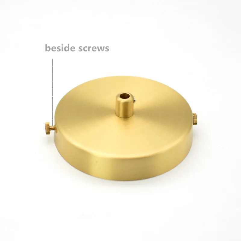 All-brass Ceiling Rose Tray 100% Copper Pendant Lamp Base Canopy Lighting Accessories Beside Wall Light Fixed Ceiling Plate