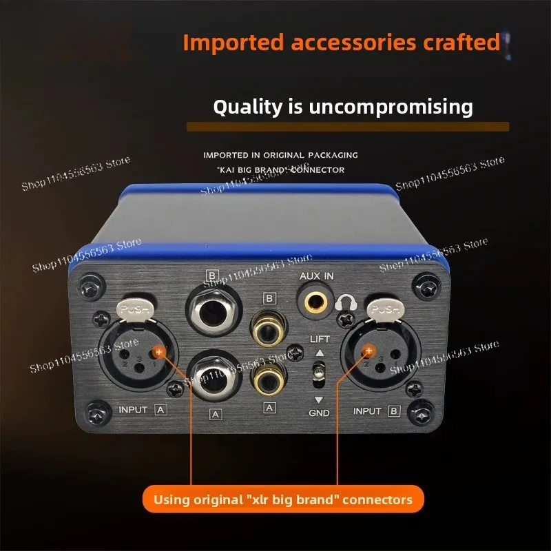 Multifunctional audio isolator eliminates common current sound Canon 6.5 Lotus audio floor noise audio filter