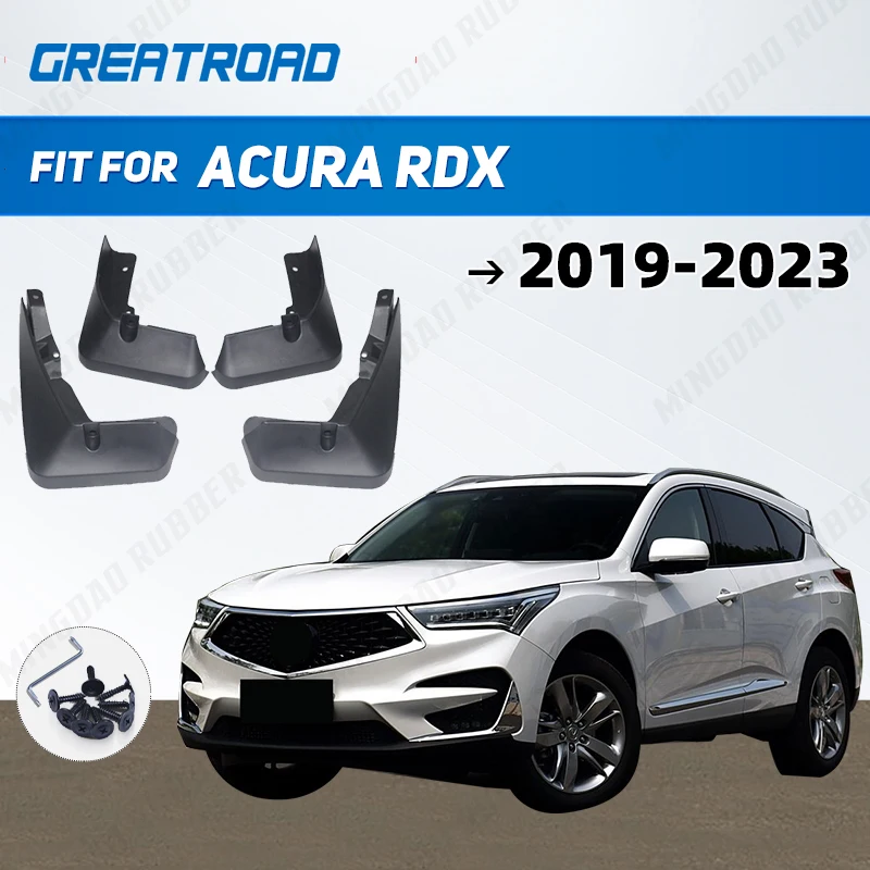 

For Acura RDX 2019-2023 2020 2021 2022 2023 Mudflaps Splash Guards Mudguards Mud Flaps Fender car Accessories