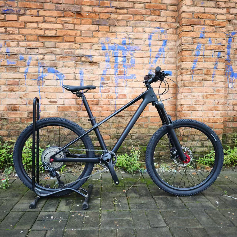 24 Zoll Carbon-Mountainbike mit Hydraulischer Scheibenbremse, 12-Gang Offroad-Kassette, 11-50T Freilaufkassette, Geländefahrrad