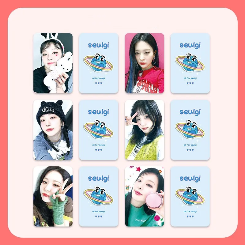 6 pz/set KPOP Seulgi stirene Wendy cartoline fotografiche in stile coreano Joy Yeri Fashion Lomo Cards Selfie Poscards Fans sorpresa regalo di