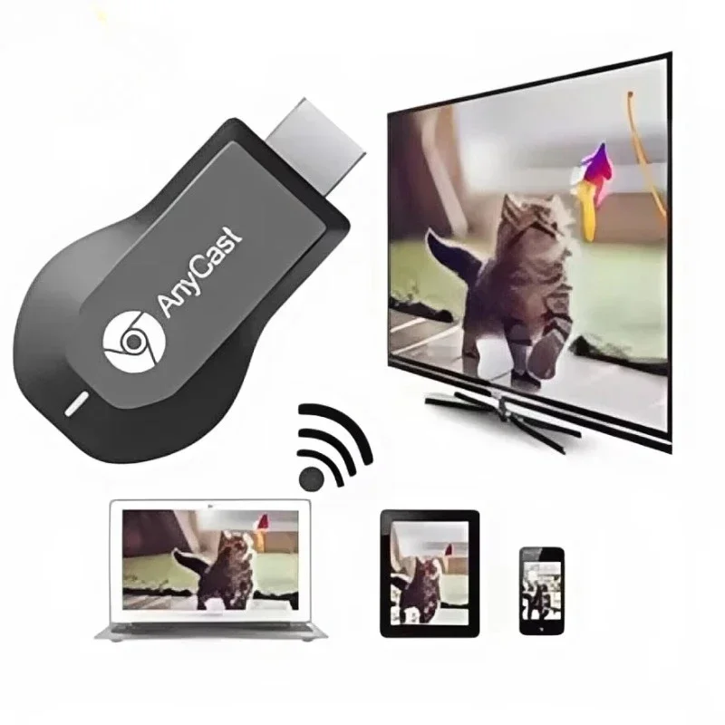Display Dongle Anycast DLNA Miracast Airplay Screen Share For IOS Android1080P M2 Plus TV Stick WIFI