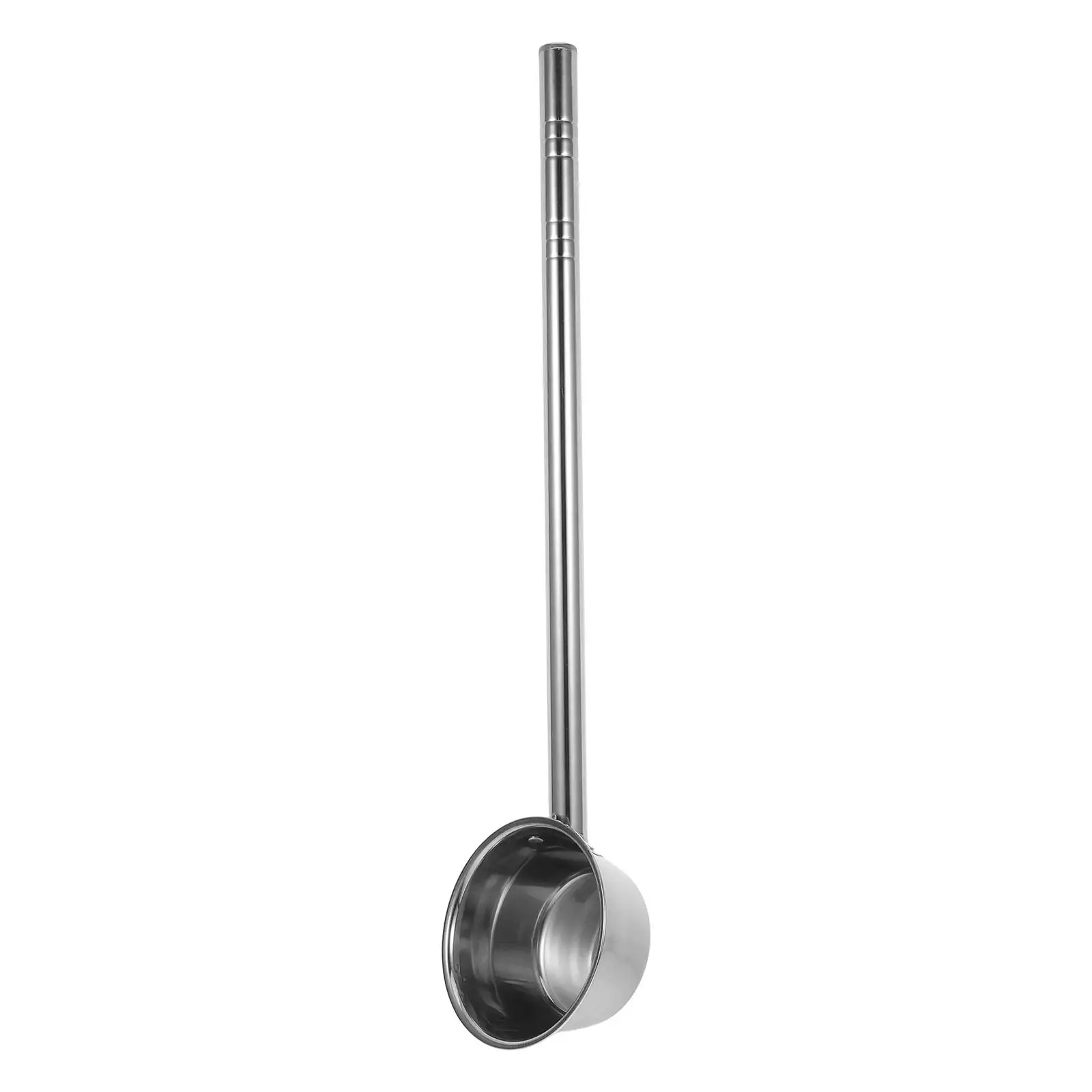 

Stainless Steel Water Ladle Long Handle Kitchen Water Scoop Metal Soup Ladle Spoon Water Dipper Bathing Shampoo Ladle Cup With H