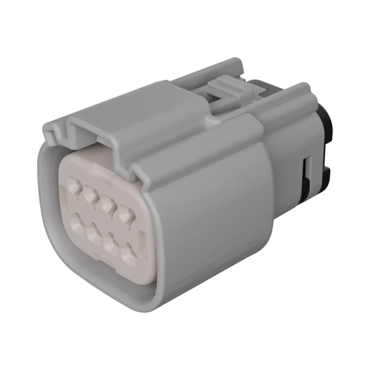 (5-20pcs) 0334724880 MOLEX Latch Holder, 2-Pin 8-Pin Female Socket, Crimp, Gray, Wire-Entry, Free-Hanging, DIP 334724880