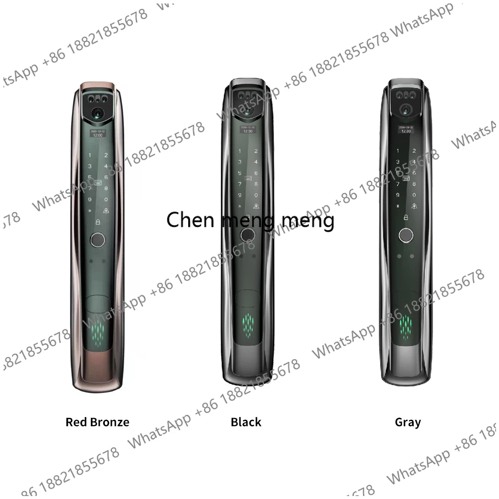 Smart Life Digital Alarm Fingerprint Smart Biometric Fingerprint Virtual Password Security Video Door Lock