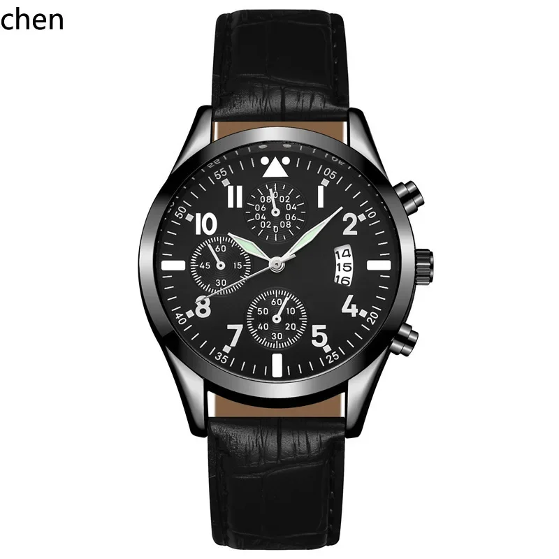 

ZZ Multifunctional Calendar Men's Watch, Men's Watch Belt Watch Quartz Watch