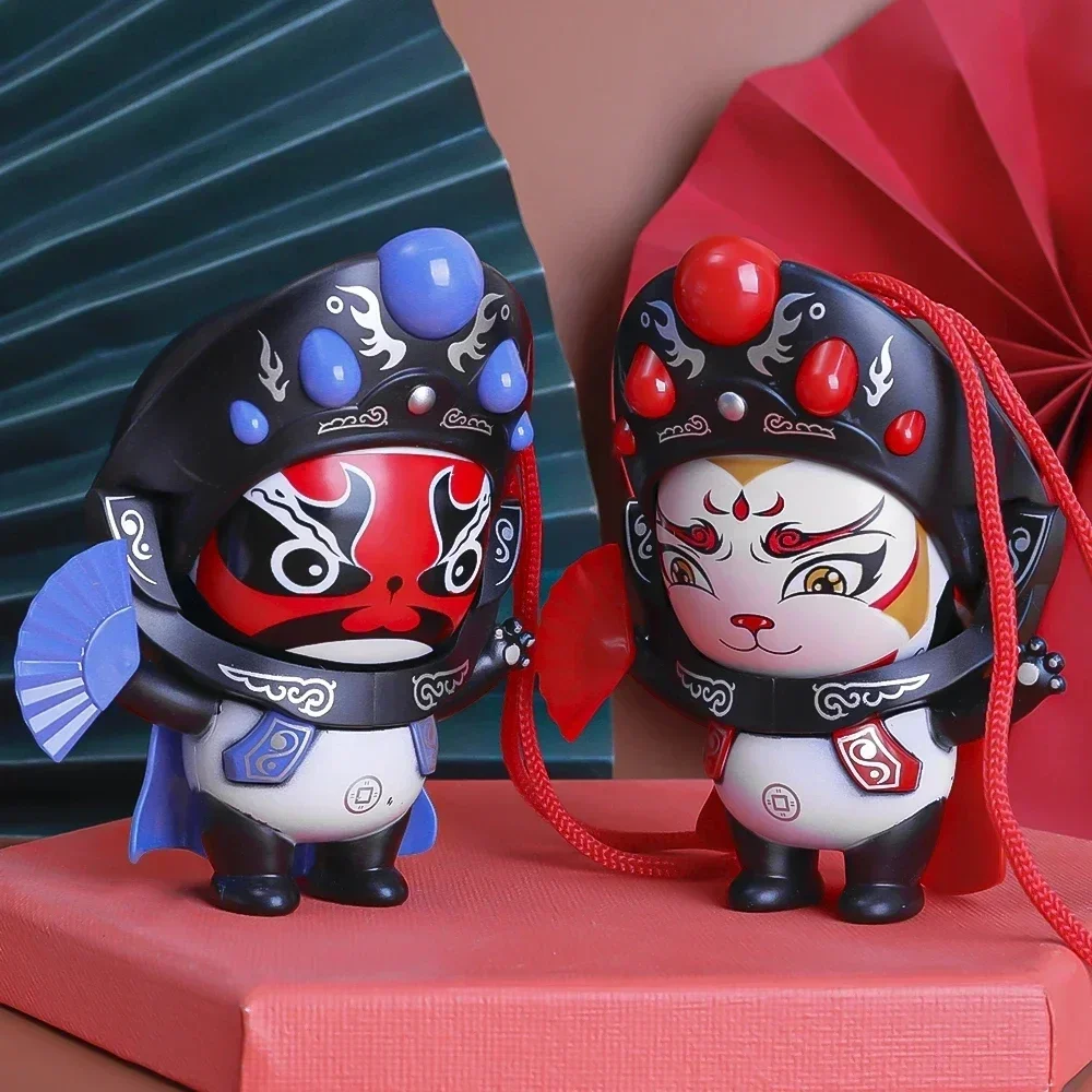 Sichuan Opera Face Changing Dolls China Chinese Style Fortune Faces Change Makeup Crafts Ornament Children's Toy Gifts New Year