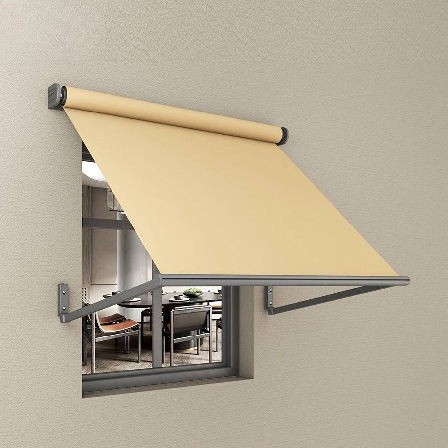 Full size 1m-3m wide electric or manually controlled French awnings