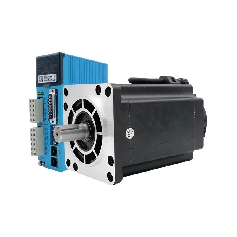 High quality 110J12160EC-1000+3HSS2208H-110 Hot Sale Nema 42 Fast Stepper Motor Hybrid Stepper Servo Motor Set