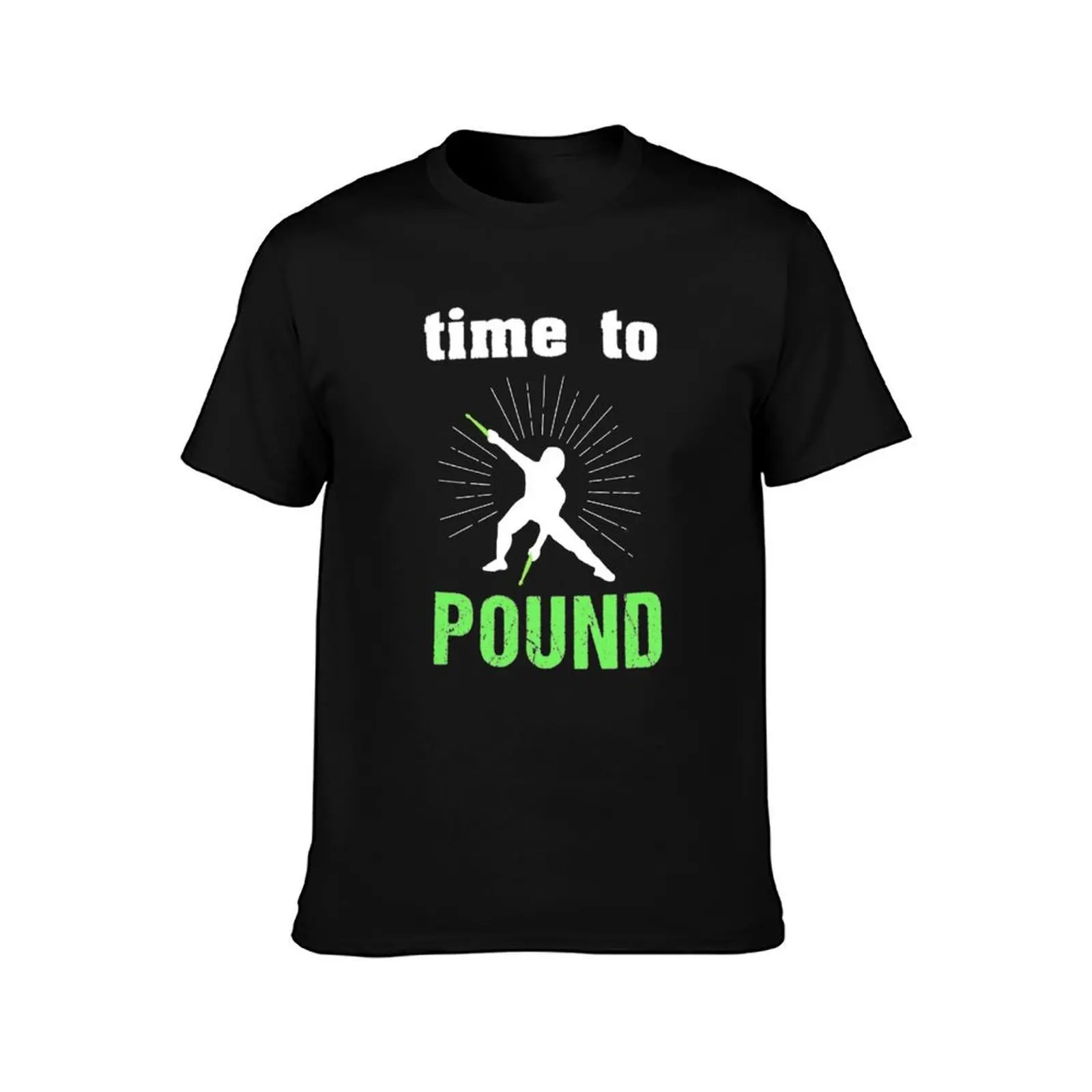 Pound Fitness Workout Design - Time to Pound T-Shirt Labor Work Casual T-Shirt