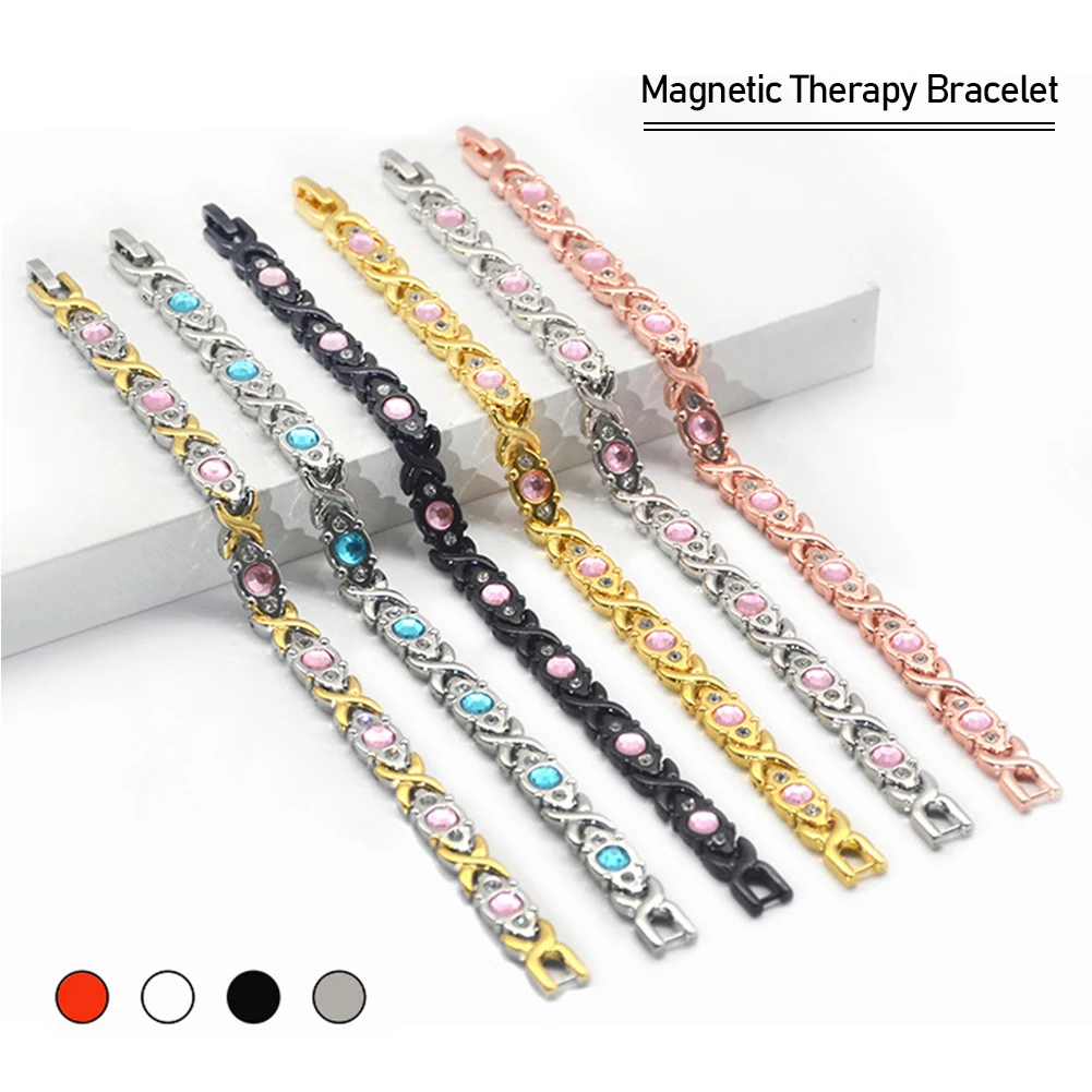 Men Women Therapeutic Energy Healing Magnetic Bracelet Bangle Therapy Arthritis Pain Relief Health Care Slimming Unisex Jewelry
