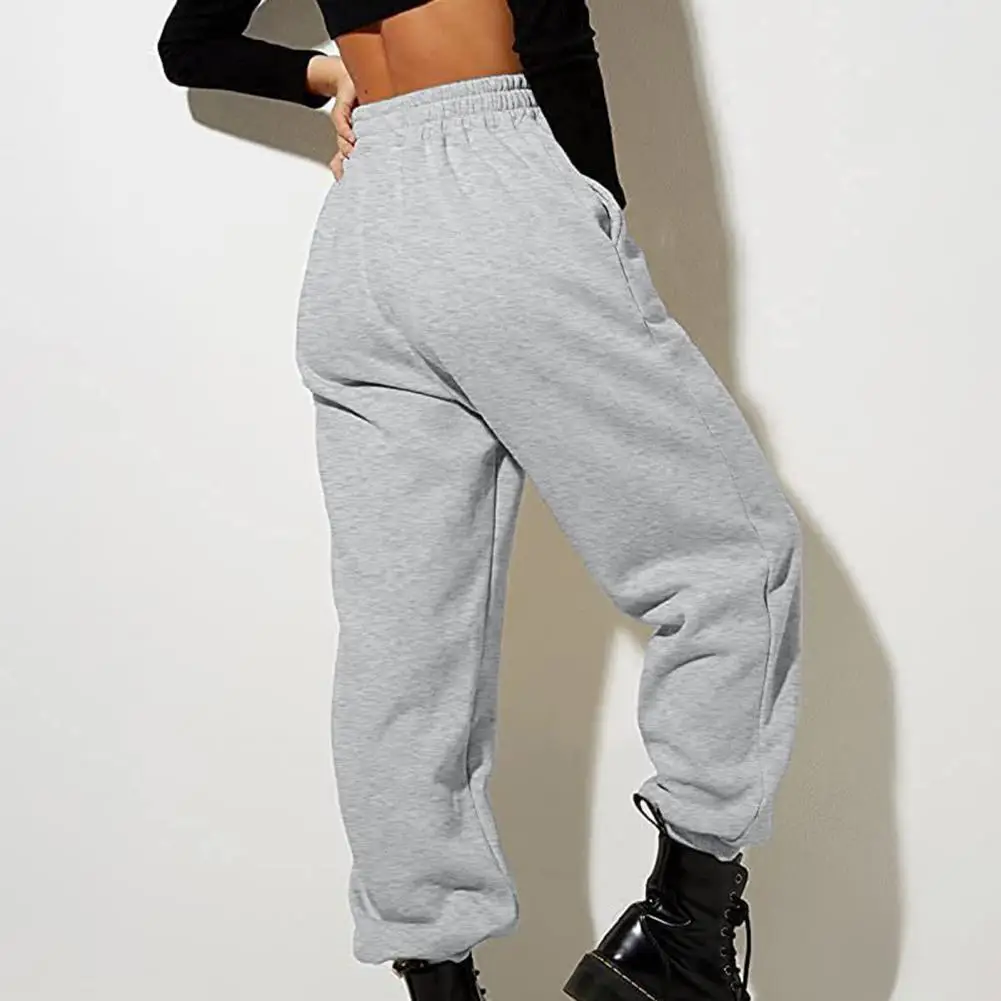 Comfortable High Waist Sweatpants For Women Stretchy And Soft Everyday Pants With Elastic Waistband Sweatpants Jogging Trousers