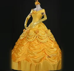 Top Quality Belleng Princess Cosplay Costume For Adults Women Christmas Halloween Party Dress Costume Custom Made