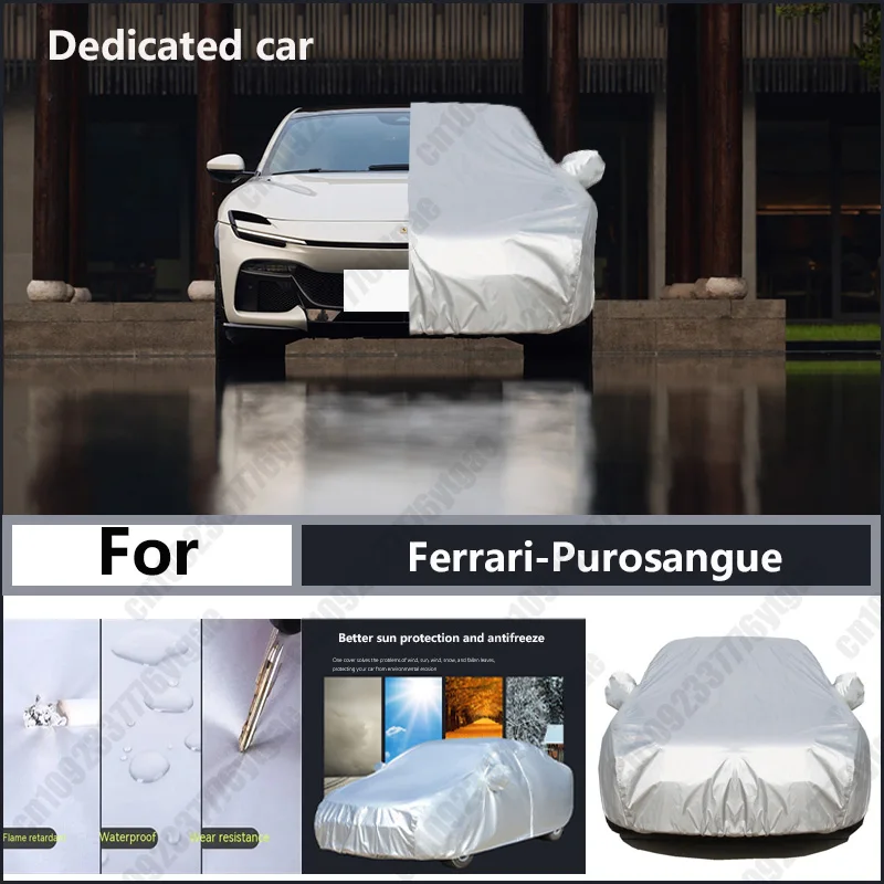 

For Ferrari-Purosangue Oxford cloth car cover for sun protection, rain resistance, and all season special car dust cover