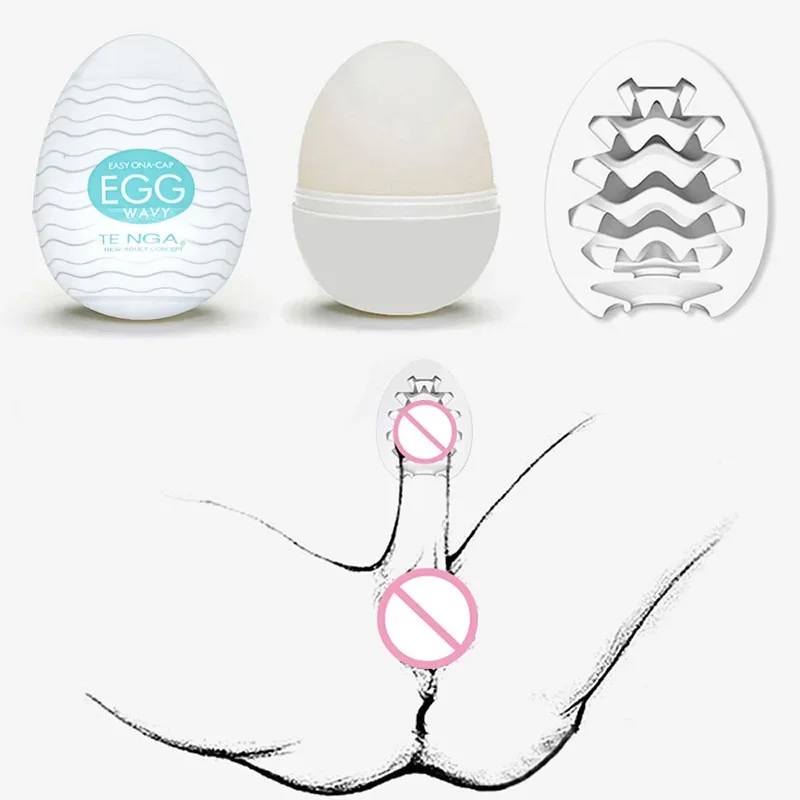 Mini Male Masturbation Eggs Penis Massager Blowjob Ghost Stimulating Stretchable Sex Portable Masturbator Toys for Men