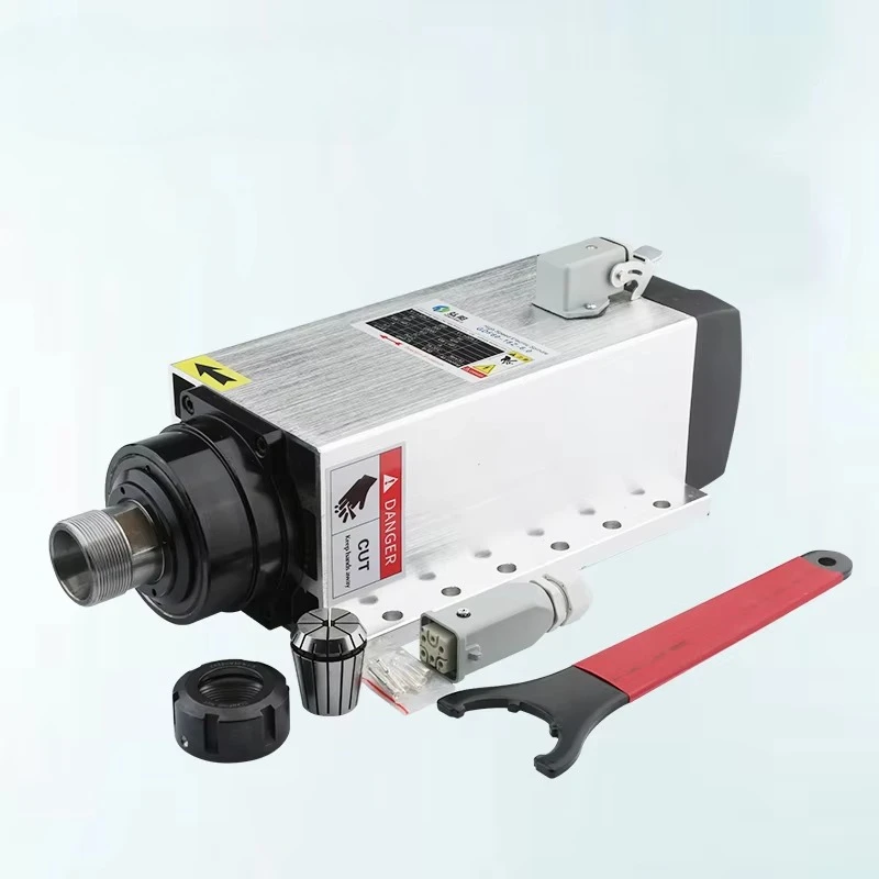 Hongyang Air-cooled Electric Spindle Motor High-speed Drilling and Grinding 6kw 220v Engraving Machine Spindle