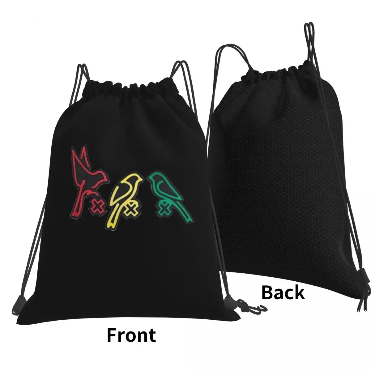 Bob Marley Ajax - Three Little Birds Floor Pillow Yuysnoofzil Backpacks Casual Drawstring Bundle Pocket Sundries Bag