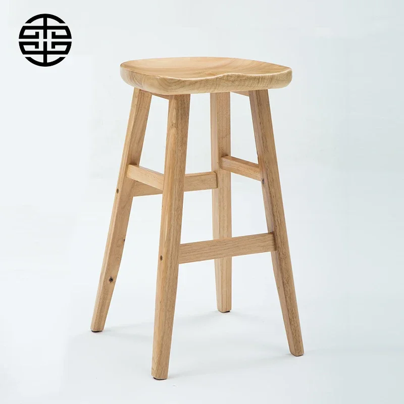 Ergonomic Japanese bar stools Dressers Minimalist Throne Vintage Funky wooden stool Children silla de bar Living Room Furniture