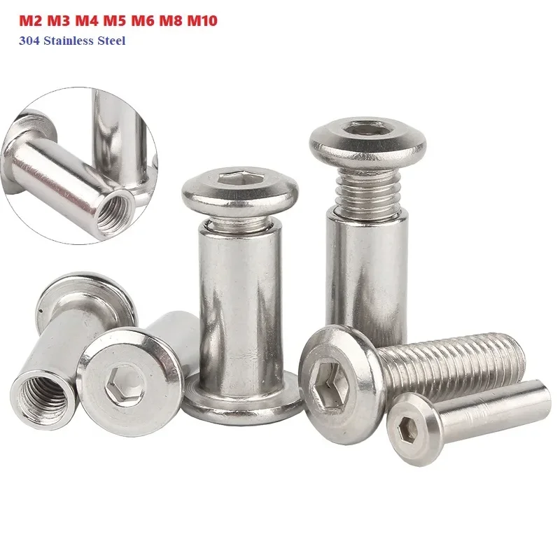 M2-M10 304 Stainless Steel Flat Hex