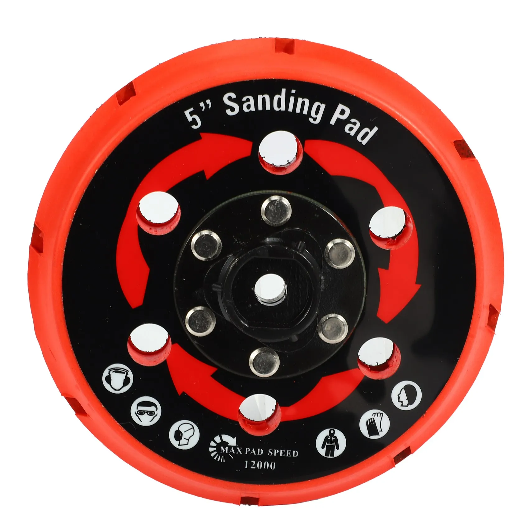 Placa de apoio para polidor de dupla ação DA Polidor Suporte traseiro de placa de apoio 5 polegadas 125mm ZJY