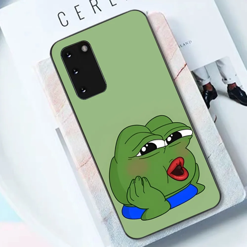 S-Sad F-Frog P-Pepes Phone Case For Samsung S 9 10 20 21 22 23 30 23plus lite Ultra FE S10lite Fundas