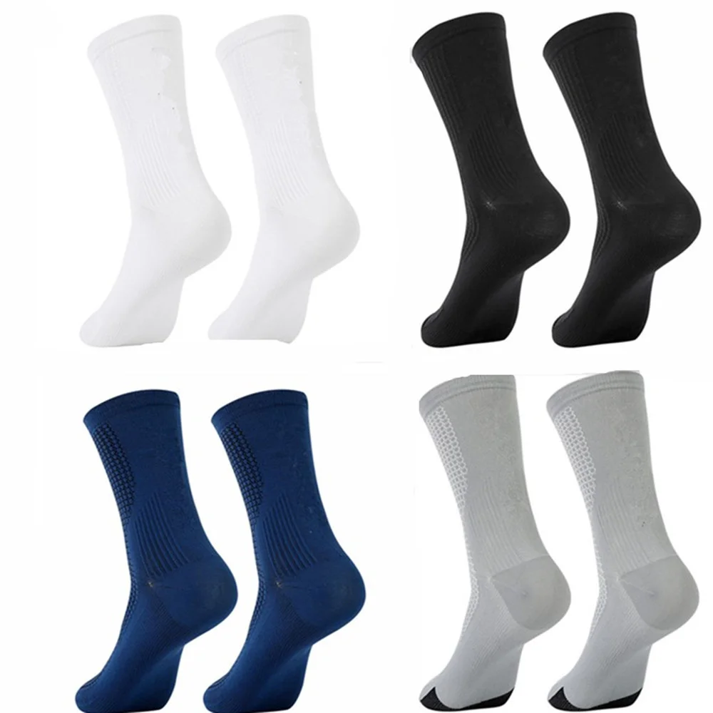 Calcetines deportivos transpirables para hombre y mujer, medias de calidad profesional para ciclismo, para carreras al aire libre, talla grande, novedad