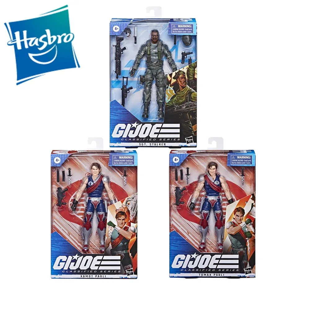 In Stock Original Hasbro G.i. Joe Classified Series STALKER Tomax Xamot Anime Figure Action Figure Model Collection Toys Boys