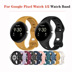 For Google Pixel Watch 1 Strap Soft Adjustable Silicone Loop Belt Wristband Accessories Bracelet for Correa Pixelwatch2 Bands