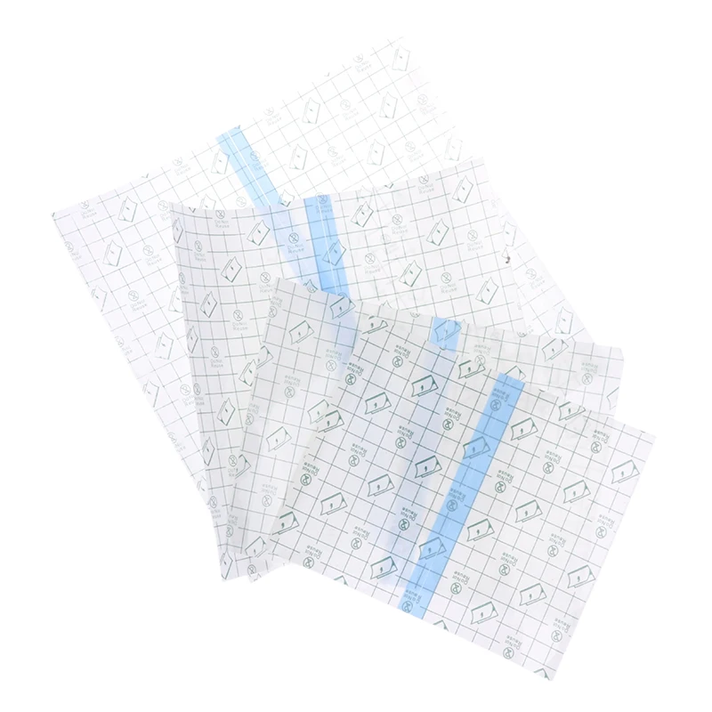 Fita transparente impermeável, filme PU, adesivo médico, anti-alérgico, curativo, kit de primeiros socorros, band-ids, gesso, 10pcs