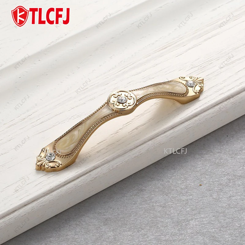 KTLCFJ Red Amber Black Amber Cabinets Door Handles European Style Ivory White Drawers Exposed Cabinets Wardrobe Door Handles