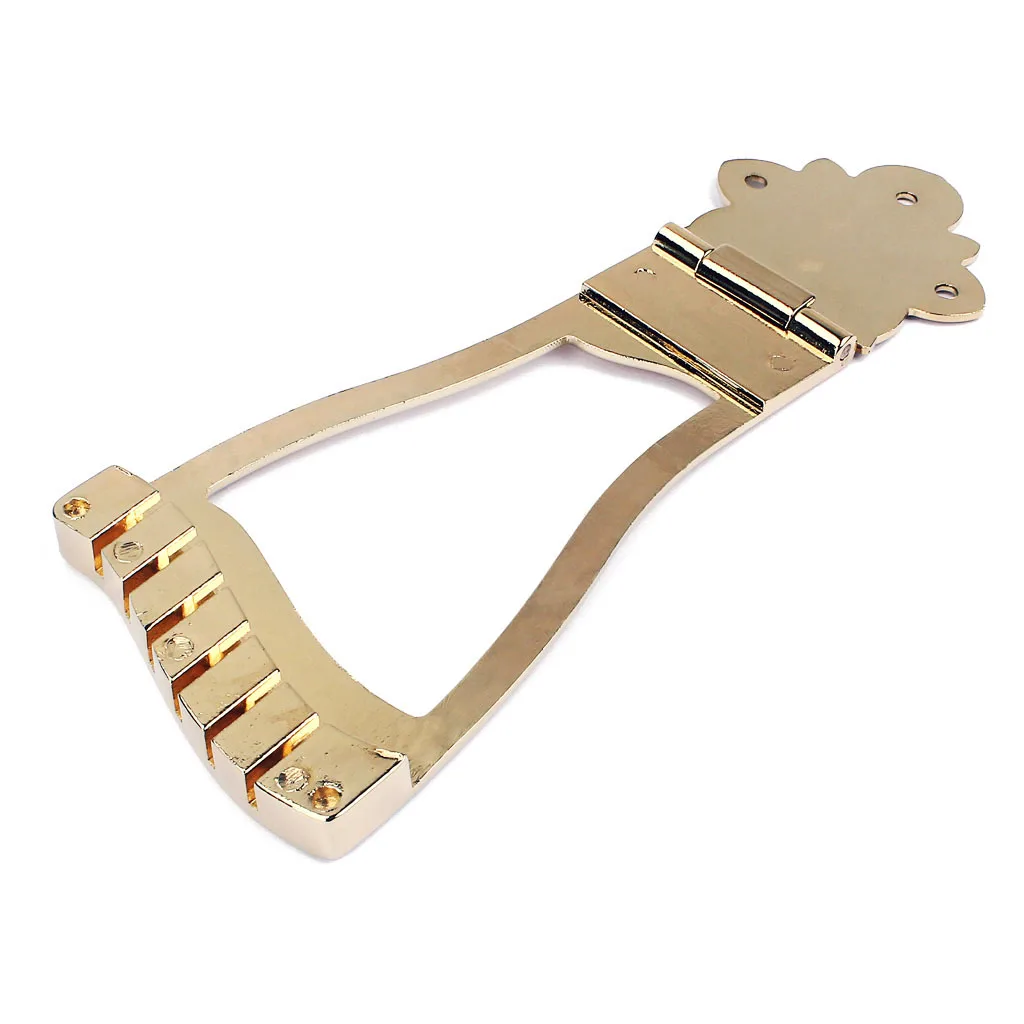 1Pc Jazz Bridge Tailpiece For Hollow Body Archtop Guitar