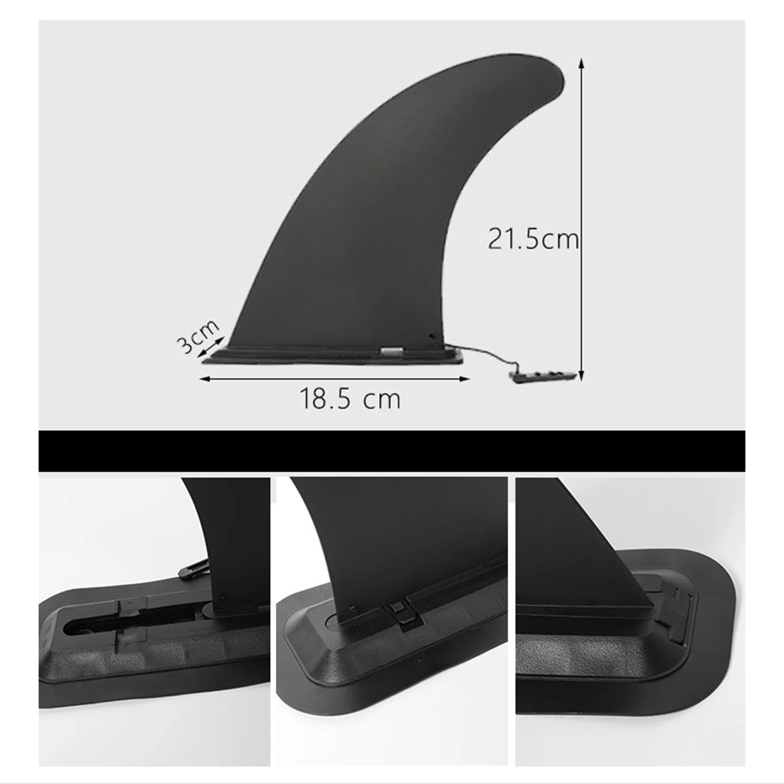 2023 New Surf Water Wave Fin SUP Accessory Stablizer Stand Up Paddle Board Surfboard Slide-in Central Fin Side Fin