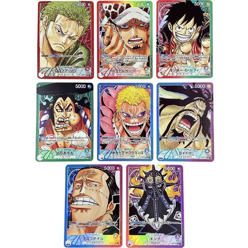 48 sztuk/zestaw jednoczęściowa replika OP01 OP02 TCG Luffy Shanks Roronoa Zoro Nami Ace japońska wersja gry karty kolekcja Anime