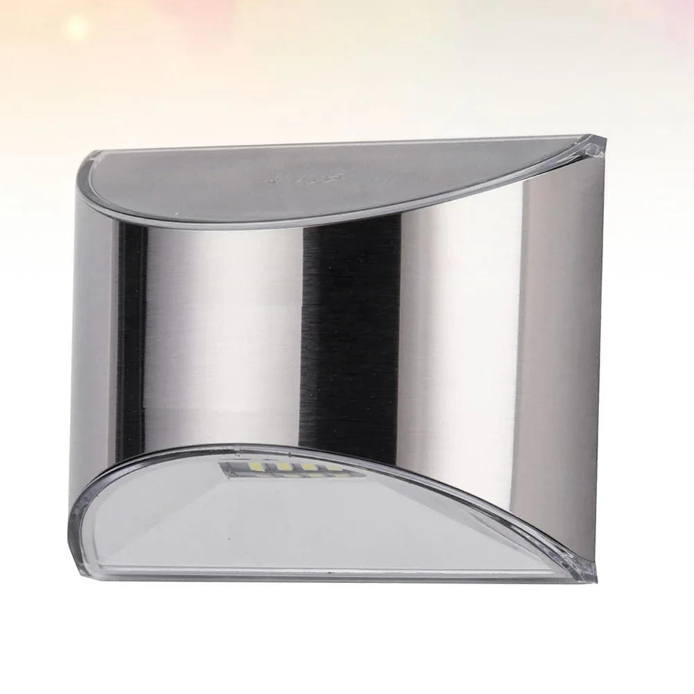 

Outdoor Wall Light Garden Stainless Steel Induction Solar Lamp Waterproof Lights