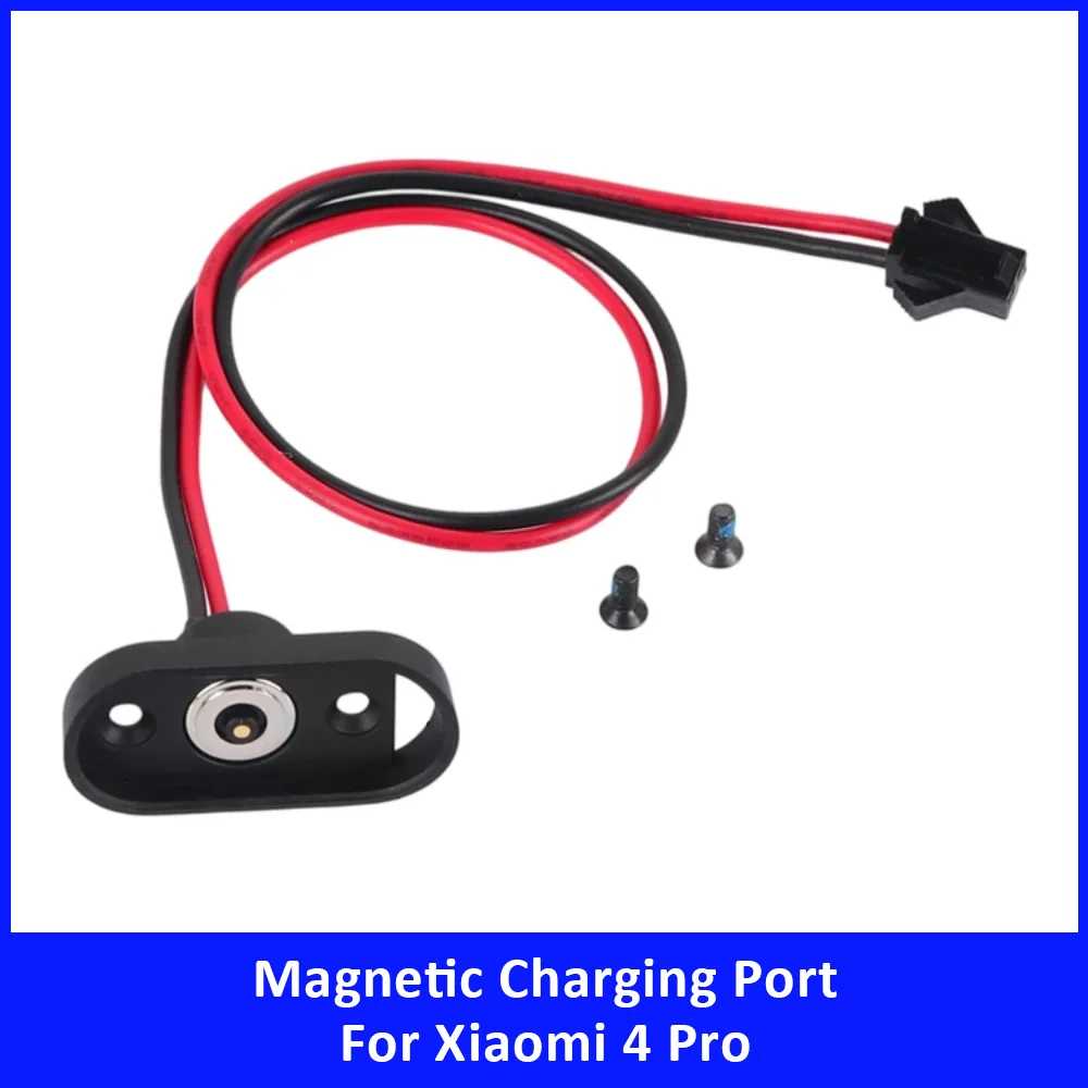 Magnetischer Ladeanschluss für Xiaomi 4 Pro Elektroroller Ladeschnittstelle mit Kabel Ladebuchse Ersatzzubehör
