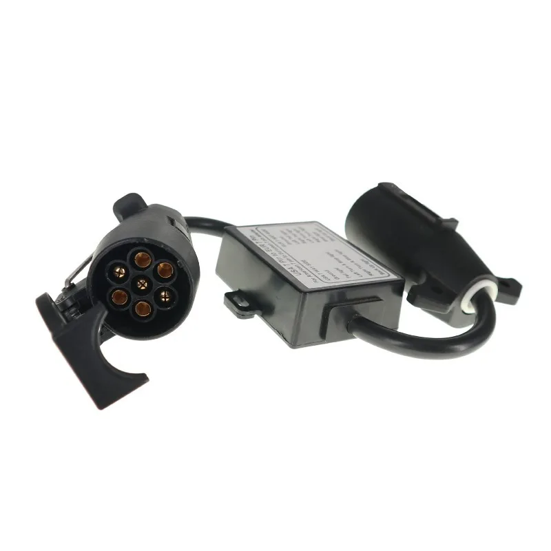 American trailer connector 7-pin to European 7-pin separation brake light line, car tail light line separation