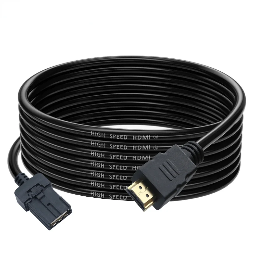 HDMI E TYPE Male To HDMI AM Male Car HD 4 K Audio and Video Cables adapter 1M-16M