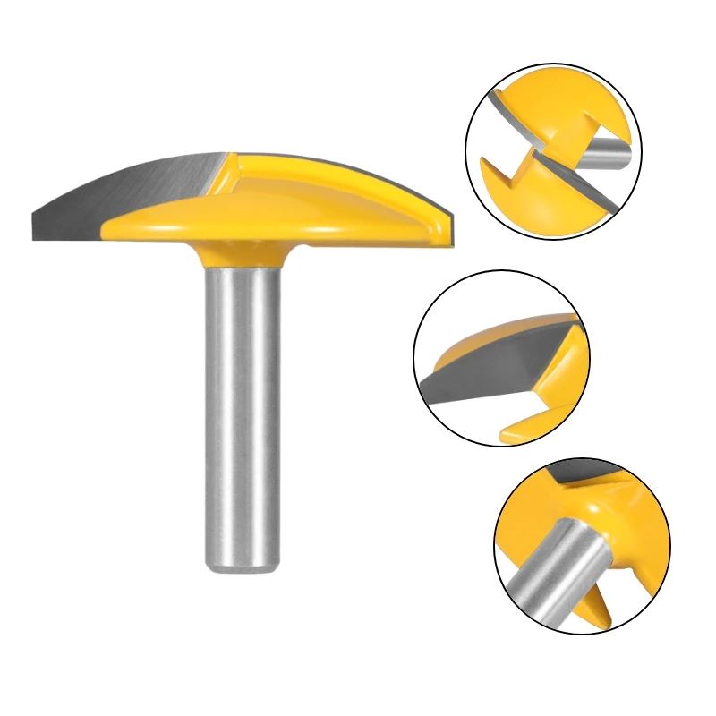 YUSUN Classical Plunge Router Bit Horizontal Crown Carbide Cutters Woodworking Tools Milling Cutter For Wood  Face Mill