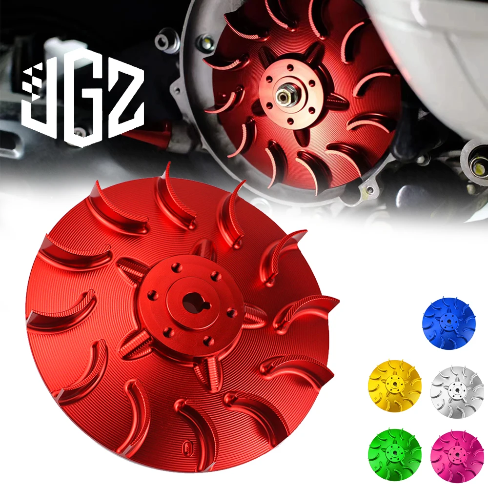 

Лопасть вентилятора двигателя с ЧПУ для мотоцикла, вставка для скутера, дисковый вентилятор, крышка пропеллера для VESPA SPRINT PRIMAVERA 150 2013-2023, аксессуары