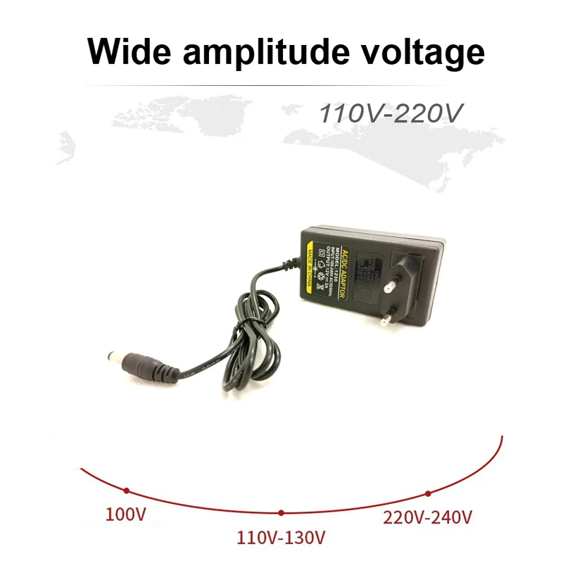 DC 12V 3A EUプラグ AC/DC電源アダプター CCTVカメラ DVR NVR IPカメラ AHD TVI CVI アナログカメラ用