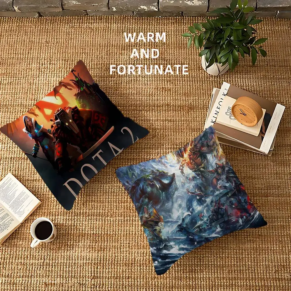 D-Dota 2 لعبة وسادة هدية ديكور غرفة نوم المنزل أريكة غطاء وسادة السيارة 45x45