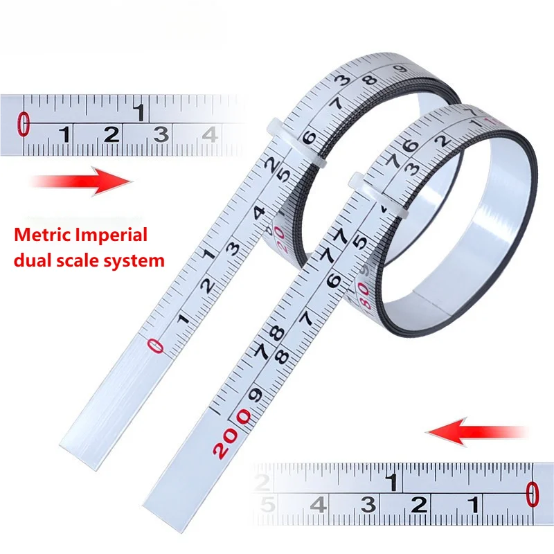 

Самоклеящаяся измерительная лента 1/2 м, метрическая шкала, стальной верстак, клейкая основа, устойчивая к ржавчине, прочные бытовые измерительные инструменты
