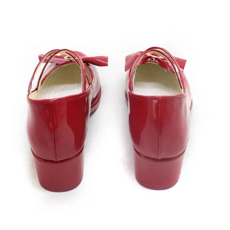 

DY20Game Touhou Project Remilia Scarlet Cosplay Shoes PU Leather Shoes Boots Custom Made25