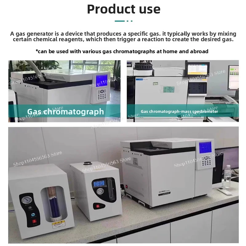 High Purity Gas Generator for Air Nitrogen Hydrogen, Dedicated Supply for Gas Chromatography System