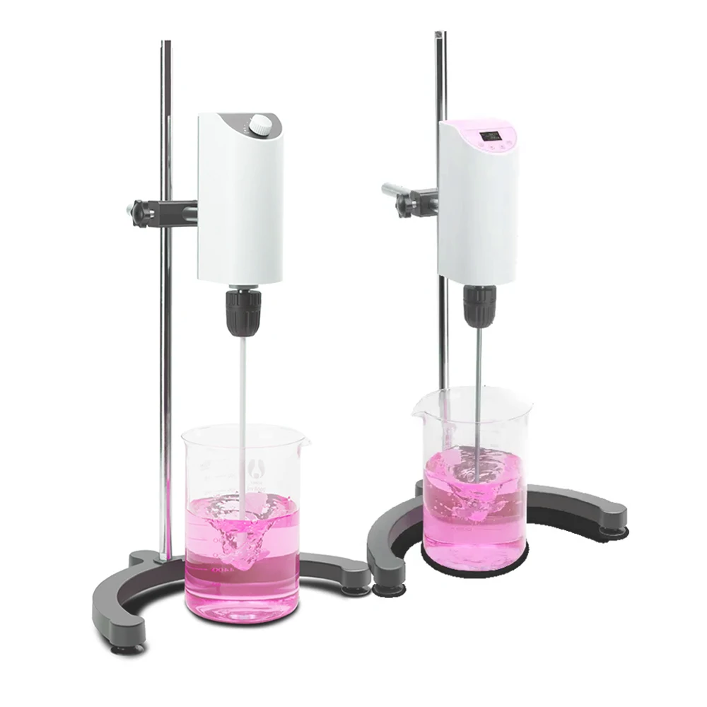 2023 wholesale laboratory mechanical digital agitator 10L electric stirrer overhead cosmetic mixer overhead stirrer