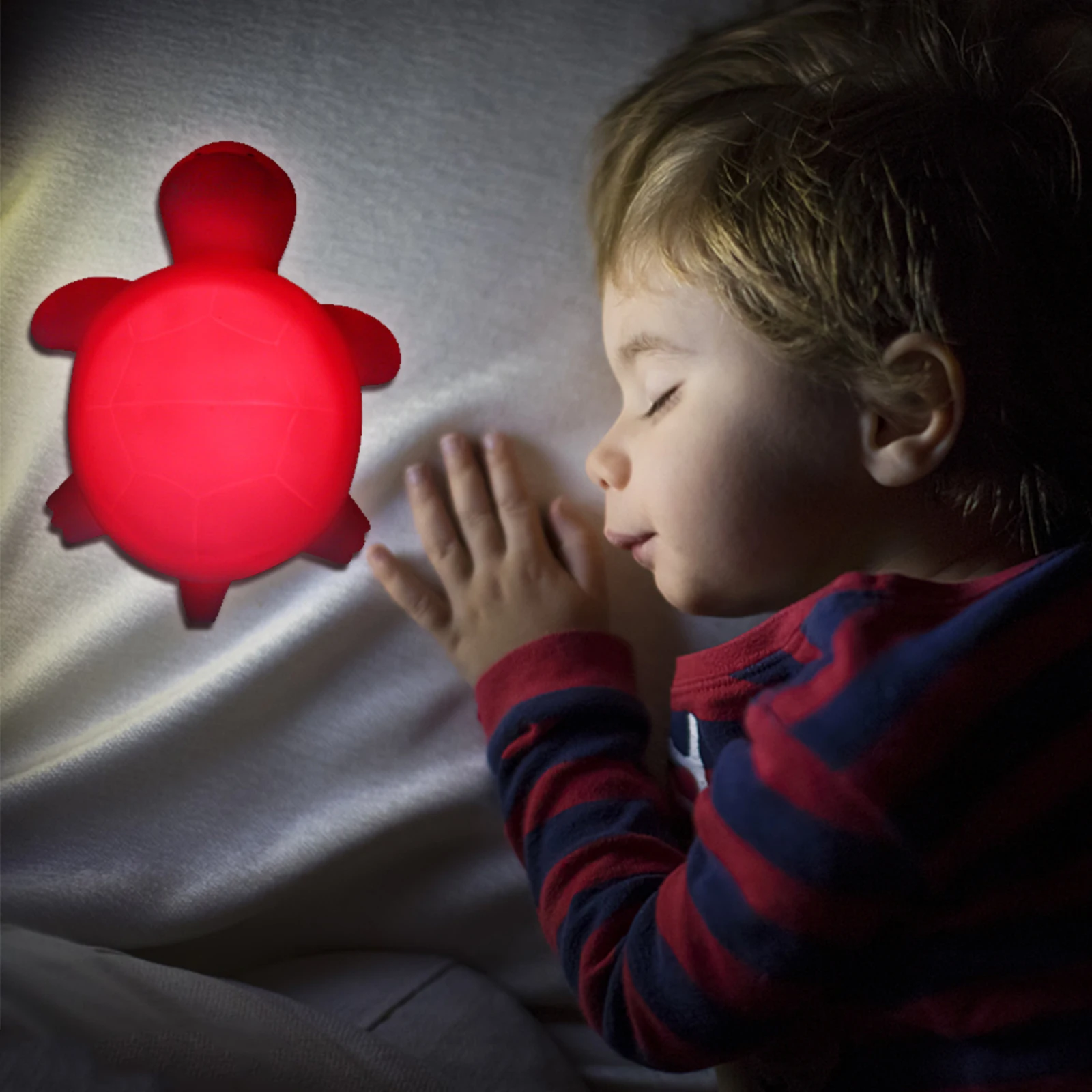 

7 Colors Light Night Light Small Desk Portable Bedroom Kids Nursery Mini Lamp Vinyl H Puppet Portable Night Lamp Toy
